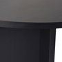 Hanah Home Sabella Mesa de Comedor extensible 200x90 cm color Madera Negra en melamina